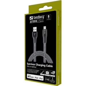 Kabl Sandberg Survivor 441-35 USB-A/Lightning 1m - Img 4