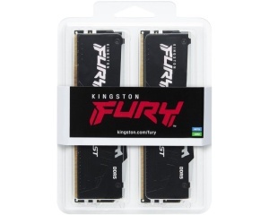 KINGSTON DIMM DDR5 128GB (2x64GB kit) 5600MT/s KF556C40BBAK2-128 FURY Beast Black RGB EXPO