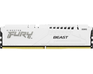 KINGSTON DIMM DDR5 32GB 5600MT/s KF556C36BWE-32 Fury Beast White Expo - Img 1