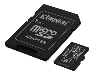 KINGSTON Memorijska kartica U3 V30 A1 SDXC 512GB Canvas Select Plus G3 150R SDCS3/512GB + adapter