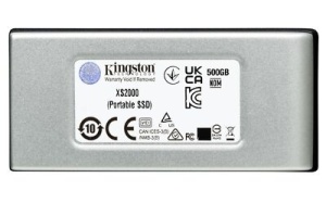 Kingston Portable SSD 4TB, XS2000, USB 3.2 Gen.2x2 (20Gbps), Read up to 2,000MB/s, Write up to 2,000 MB/s, For 4K/8K videos and high resolution photos SXS2000/4000G