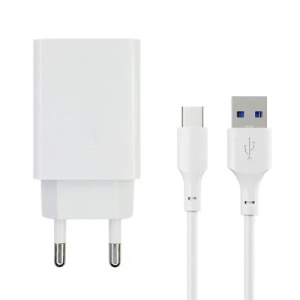 Kućni punjač Joko JK77 2.4A USB-A + Type C kabal