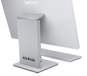 Lenovo IdeaCentre AIO 24IRH9 All-In-One (Cloud Grey, TOUCH) i5-13420H 8-Core (4P+4E) 4.6GHz/12MB, 16GB DDR5, 1TB-SSD-NVMe, 23.8" FHD 1920x1080 IPS TOUCH 100Hz 99% sRGB, UHD Graphics, WebCam 5.0MP, GigaLan, WiFi6, BT5.2, HDMI, Audio Harma F0HN00RNRI - Img 3