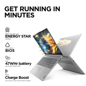 Lenovo IdeaPad Slim 3 15IRU8 (Arctic Grey) 6-Core i3-1315U 4.5GHz/10MB 8GB DDR5 512GB-SSD-NVMe 15.6" FHD (1920x1080) AG 720p UHD-Graphics WiFi-AC HDMI SD-Rdr BT5.1 TPM USB-C/DP NumPad 47Wh 1.55kg DOS NO PWR ADP 3YW 82X700LBYA