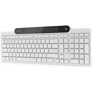 Lenovo Lenovo 800 Self-Charging Bluetooth Keyboard White US English 103P Self-Charging by Ambient Light Bluetooth 5.1 USB-C GY41R69601