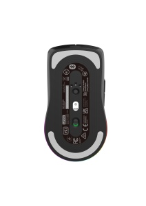 Lenovo Lenovo Legion M220 Wireless-BT RGB Gaming Mouse (Eclipse Black) Tri-Mode 2.4GHz-Bluetooth-Wired, 5000 DPI, 5-level DPI, 2-zone RGB, 7 Buttons, Recharge Battery, Life 100h GY51U28359