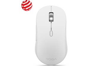 Lenovo Lenovo Yoga Bluetooth Silent Mouse (Seashell/White), DPI switch 1600-2400-4000, IR optical sensor, Full size, Triple Bluetooth 5.3, 8 buttons, AA up to 36 months GY51S61925