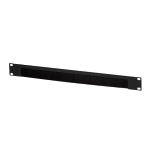 Logilink 19" blank panel 1U sa četkicama, crna