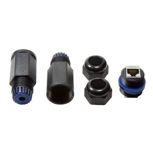 Logilink Cat6 Outdoor Inline RJ45 Coupler, vodootporan IP67, duži tip - Img 3