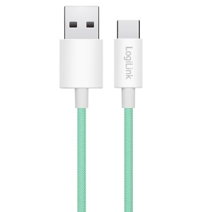 Logilink USB 2.0 Type C cable, C/M na USB - A/M, zelena, 1.0m - Img 3