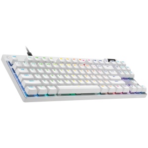 LOGITECH G PRO X TKL RAPID Gaming Keyboard - WHITE - US INT'L - USB - EMEA28i-935 - LINEAR 920-013242 - Img 2