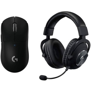 LOGITECH G PRO X Wireless LIGHTSPEED Gaming Mouse and headset - BLACK - 2.4GHZ/BT - EMEA29-953 991-000537