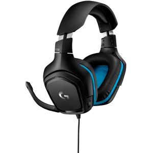 LOGITECH G432 Wired Gaming Headset 7.1 - LEATHERETTE - BLACK/BLUE - USB 981-000770 * - Img 4