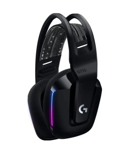 Logitech G733 Lightspeed Wireless RGB Gaming Headset, Black * - Img 3