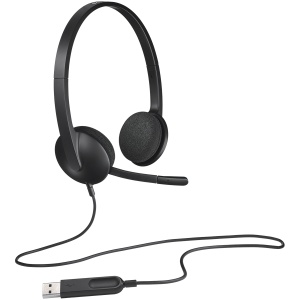 LOGITECH H340 Corded Headset - BLACK - USB 981-000475 * - Img 1