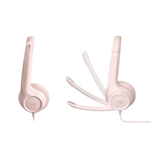 Logitech H390 ClearChat Comfort USB Headset Rose - Img 2