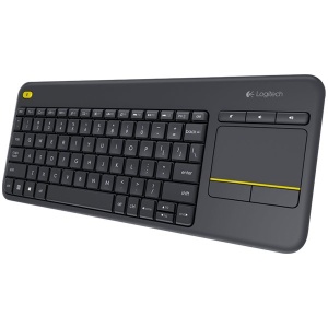 LOGITECH K400 Plus Wireless Touch Keyboard - BLACK - HRV-SLV-SRB 920-008385