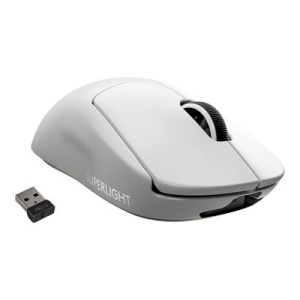 Logitech miš PRO X SUPERLIGHT Wireless Gaming 2,4GHz beli
