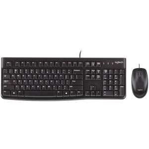 LOGITECH MK120 Corded Combo - BLACK - USB - US INT'L - EER 920-002563