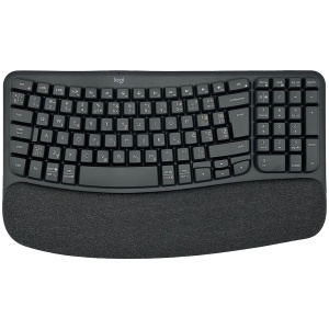 LOGITECH Wave Bluetooth ergonomic keyboard - GRAPHITE - US INT'L 920-012304 *