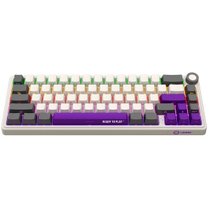 LORGAR KBP70MW, Wireless 65% Mechanical Gaming Keyboard Pro, Beige, EN layout LRG-KBP70MW-RT-US - Img 6