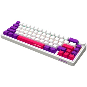 LORGAR KBP70MW, Wireless 65% Mechanical Gaming Keyboard Pro, White, EN layout LRG-KBP70MW-WH-US - Img 6