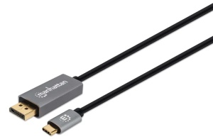 Manhattan 8K@60Hz USB-C to DisplayPort 1.4 Adapter Cable 2M 354844