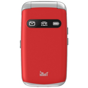 MeanIT Mobilni telefon sa velikim ekranom u boji 2,8" - Crveni - SENIOR FLIP MAX Red - Img 3
