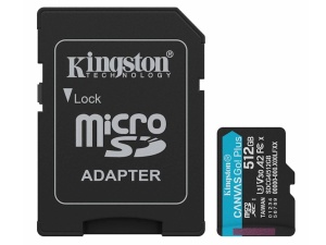 Memorijske kartice KINGSTON SDCG4/512GB/Canvas Go! Plus/microSD/200/160MB/s/+adapter*