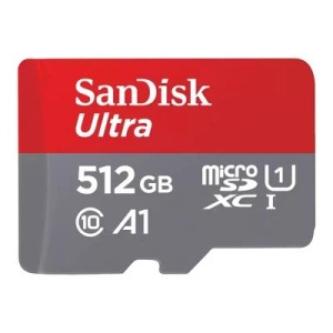 Micro SDXC SanDisk 512GB Ultra, SDSQUAC-512G-GN6MA + adapter