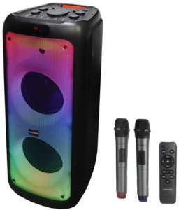 Microlab PT1000W karaoke zvucnik 320W, Bluetooth, LED, 11,1V/5400mAh, TWS, Aux, USB, microSD, + Mic* - Img 5