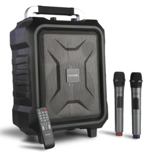 Microlab TL20 karaoke zvucnik 200W, Bluetooth, LED, 12V/4500mAh, Aux, USB, microSD, FM RADIO,Mic*2 - Img 2