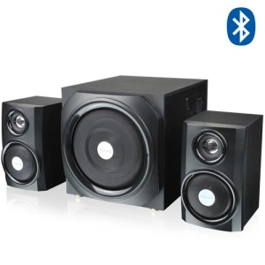 Microlab TMN9BT Aktivni drveni zvucnici 2.1 sistem 40W RMS (18W+2*11W) SD, USB, 3,5mm, Bluetooth - Img 5