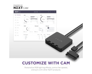 NZXT F140RGB Core 140mm ventilator beli (RF-D14SF-W1)