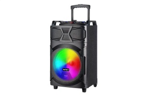 Partybox zvučnik Intex T-350 TUFB (Dual) v5.1 Trolley FM/Aux/HDMI/USB/BT 5.1/2 x mic/ Daljinski 60W - Img 3