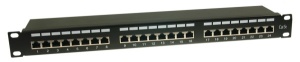 Patchcord kabl panel, 24 porta STP 5e 1U