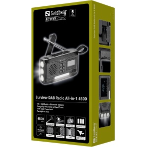 Powerbank Sandberg 421-17 Survivor DAB Radio All-in-1 4500mAh - Img 2