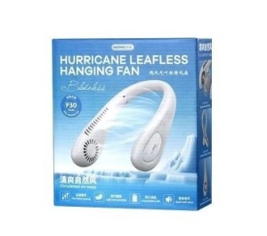 REMAX F30 Hurricane Bladeless Neckband(dark blue) - Img 2