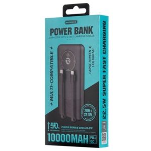 REMAX RPP-37-20W+22.5W TYPE-C Fast Charging Cabled Power Bank - Img 2