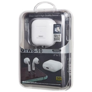 REMAX TWS-10i White Ture Wireless Stereo Music Earbuds - Img 3