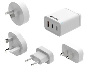Sandberg 3in1 TravelCharger USB-C/A 65W 441-59 - Img 5