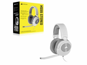 SLUŠALICE CORSAIR HS55 STEREO ŽICNE/CA-9011261-EU/gaming/bela