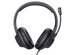 Slušalice TRUST AYDA MAX USB HEADSET/USB-C, USB-A/crna