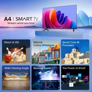 SMART LED TV 32 Hisense 32A4N 1366x768/HD Ready/DVB-T/T2/C/S/S2 - Img 8