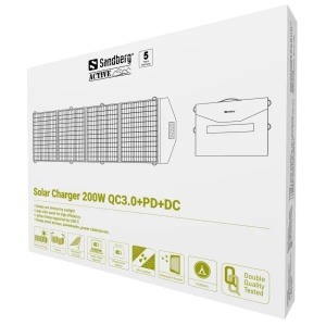Solarni panel punjač Sandberg 420-82 200W QC3.0/PD/DC - Img 9