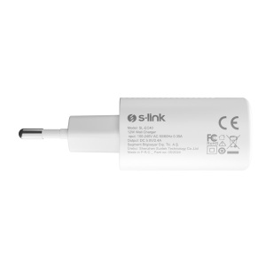 Struni adapter S-link SL-EC40 5V/12W 2400MA Beli - Img 1