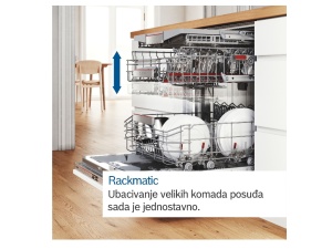 Sudomašina BOSCH SMS4HVW33E/Serija 4/samostojeca/D/13 kompleta/3. korpa/84,5x60x60cm/bela - Img 4