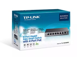 Svič smart 10/100/1000 8-port TP-Link TL-SG108PE/4 PoE - Img 2