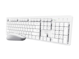 Tastatura+miš TRUST ODY II bežicna /US/bela - Img 3