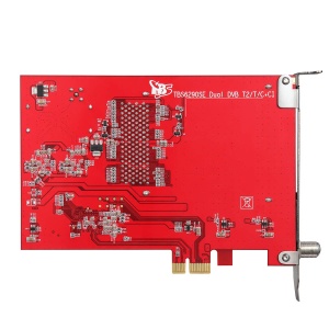 TBS6290SE DVB-T2/T/C Dual Tuner Dual CI PCIe Card - Img 3